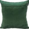 Coussin décoratif Parkland Collection Zoe vert velours-1