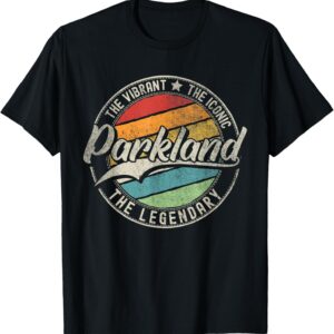 T-shirt Parkland Florida Vintage Distressed Homme Femme-0