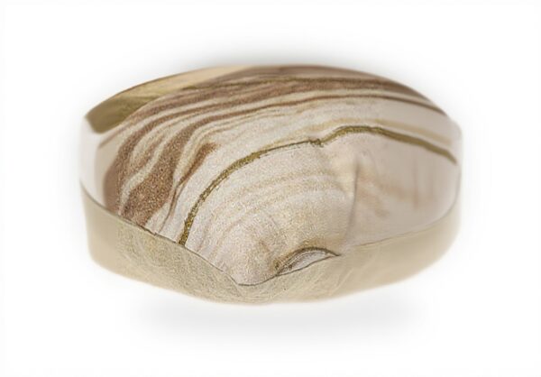 Coussin carré beige rayures Parkland Collection décoration