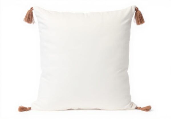 Coussin carré marron tribal Parkland Collection coton