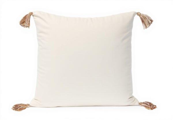 Coussin carré rayures marron Parkland Collection coton