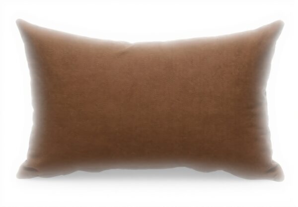 Coussin rectangulaire marron Parkland Collection coton