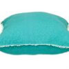 Coussin carré bleu coton lavable Parkland Collection