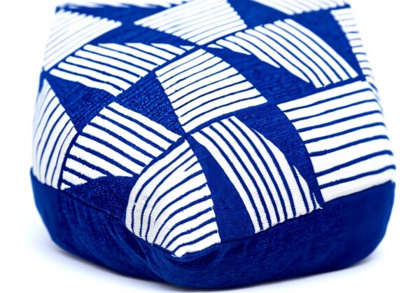 Coussin géométrique bleu Parkland Collection décoration