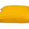 Coussin carré jaune Parkland Collection coton extérieur