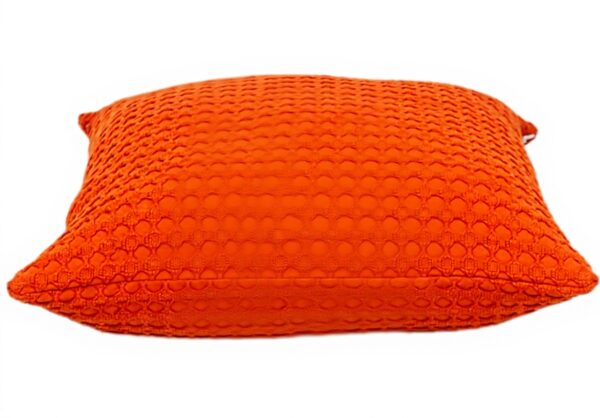Coussin carré orange Parkland Collection coton décoration