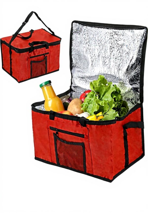 Glacière Parkland extra large 26L tissu rouge camping