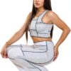 Haut sans manches coupe lâche confortable pour femme-5