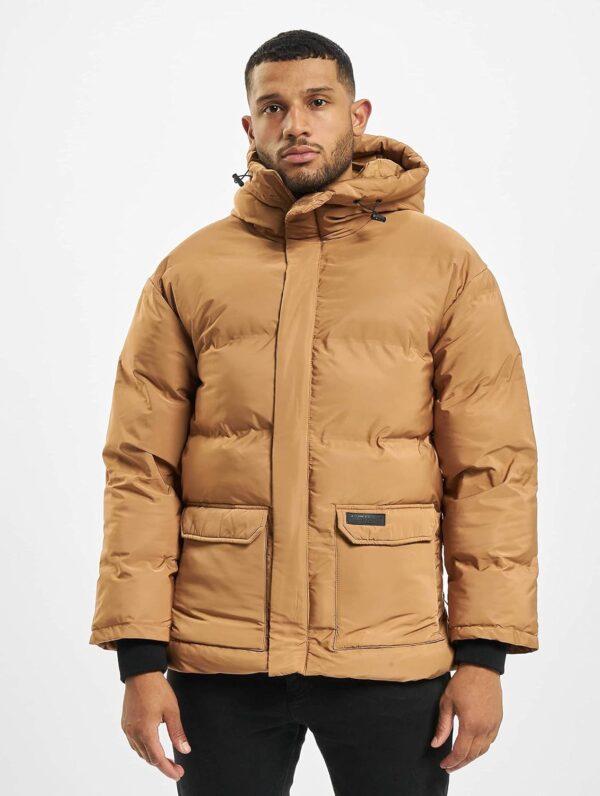 Parka surdimensionnée Sixth June Marron Camel confort-2