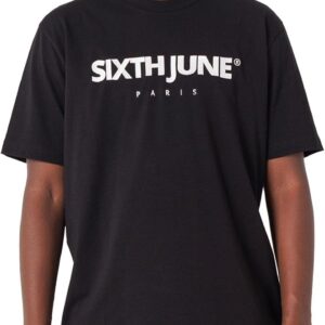 T-shirt homme Sixth June logo Paris brodé matière fluide-0