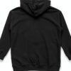 Gilet capuche noir Sixth June femme effet destroy poches-5