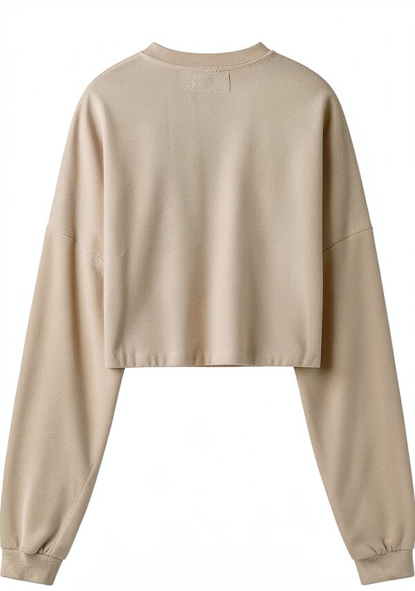 Pull Fermeture À Enfiler Manche Longue Vêtement Femme-1