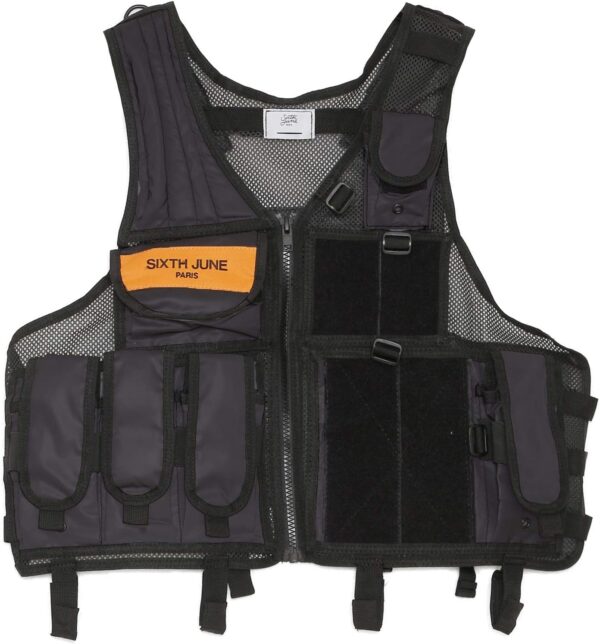 Gilet tactique Sixth June réfléchissant multiples poches-0