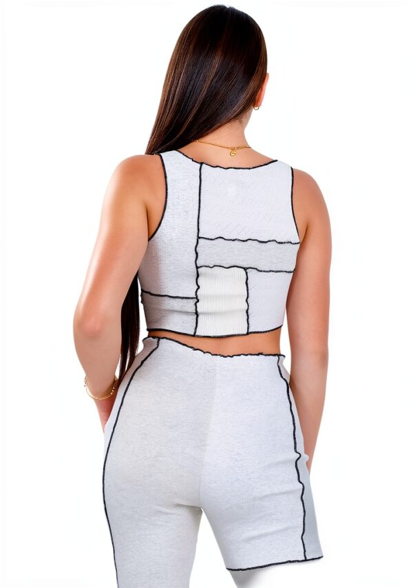 Haut sans manches coupe lâche confortable pour femme-3