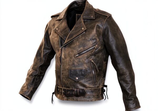 Veste moto Australian Bikers Gear col cranté manches longues-0