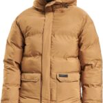 Parka surdimensionnée Sixth June Marron Camel confort-0