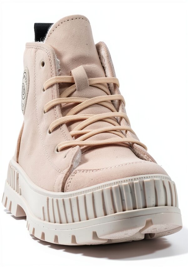 Palladium Bottes Femme Cuir Lacets Confort Adulte-5