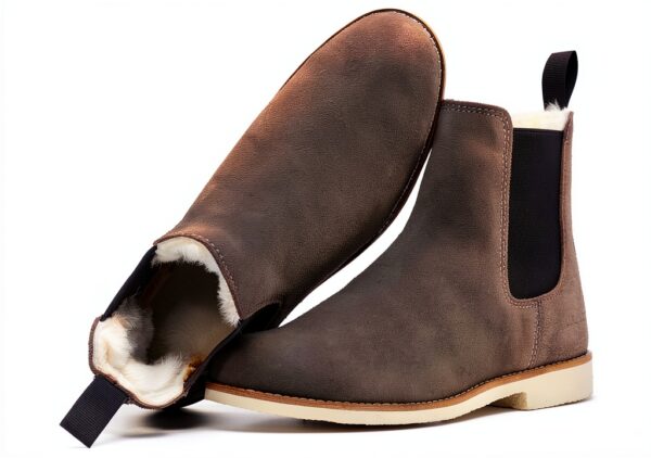 SL-Saint Bottes Chelsea Hommes Cuir Vachette Faites Main