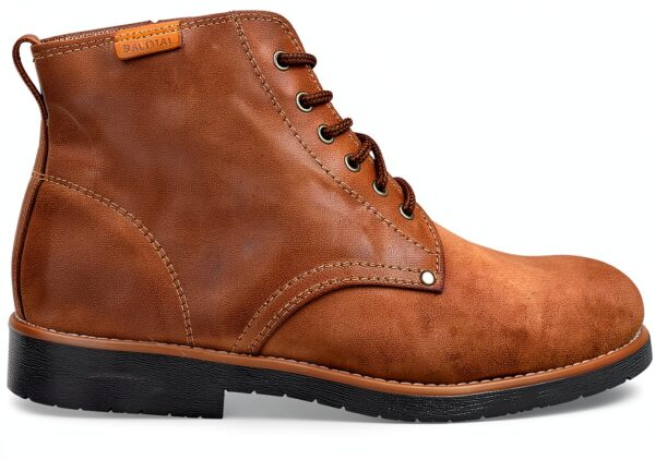 Bottes Chukka Homme PAYMA Cuir Rustique Semelle Caoutchouc