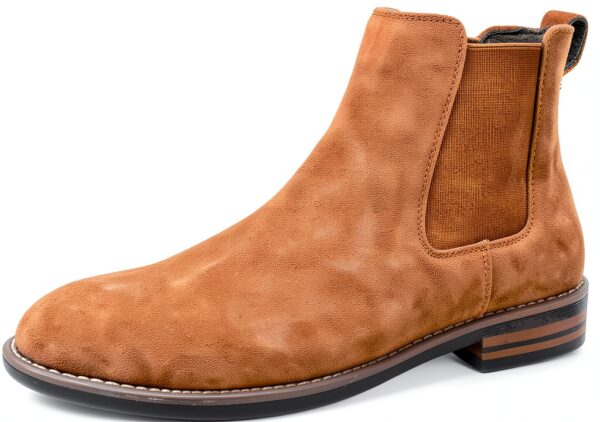 Bruno Marc Bottines Chelsea Homme Cuir Confortables