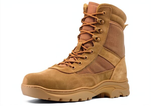 LUDEY Bottes Militaires Homme Fermeture Latérale Confort