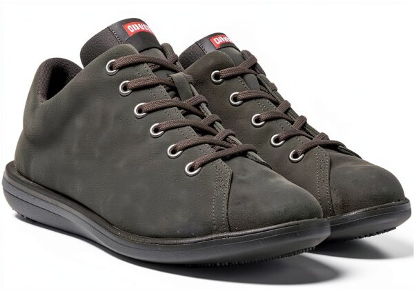 CAMPER Beetle Baskets Basses Homme Cuir Confortable Gris