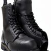 Grinders Bottes Derby Homme Cuir Noir 10 Eye-4