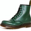 Bottes Dr Martens cuir durable confortable mixte vert-0