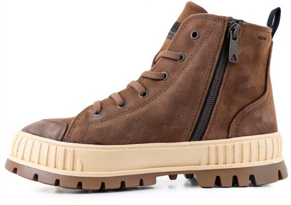 Palladium Bottes femme semelle caoutchouc doublure chaude-3
