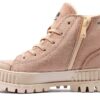 Palladium Bottes Femme Cuir Lacets Confort Adulte-3