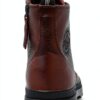 Palladium Bottes Cuir Homme Brun Tige Cheville Lacets-3