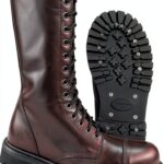 Brandit Bottes Homme Cuir Lacets Semelle Profilée-0