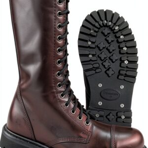 Brandit Bottes Homme Cuir Lacets Semelle Profilée-0