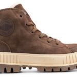 Palladium Bottes femme semelle caoutchouc doublure chaude-0