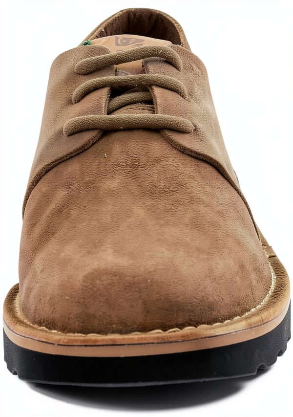 Derby Kickers Homme Chaussures Cuir Marron Beige Taille-4
