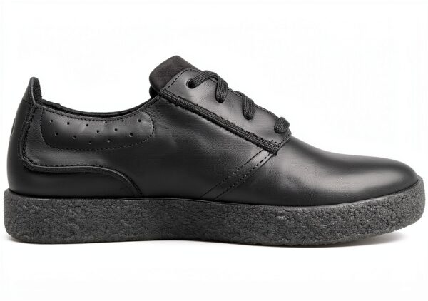 Clarks Baskets Homme Cuir Noir Marron Foncé Lacets Confort-2