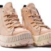 Palladium Bottes Femme Cuir Lacets Confort Adulte-4