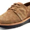 Derby Kickers Homme Chaussures Cuir Marron Beige Taille-0