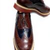 Solovair Chaussures Homme Cuir Brogue Anglaise Antidérapant-3