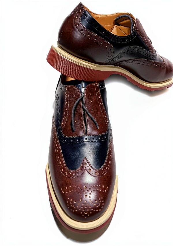 Solovair Chaussures Homme Cuir Brogue Anglaise Antidérapant-3