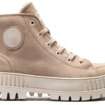 Palladium Bottes Femme Cuir Lacets Confort Adulte-0