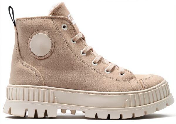 Palladium Bottes Femme Cuir Lacets Confort Adulte-0