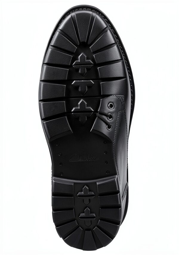 Clarks Chaussures Homme Cuir Noir Confort Technologie-4