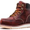 SL-Saint Bottes Travail Cuir Moc Toe Homme Sécurité Confort-0
