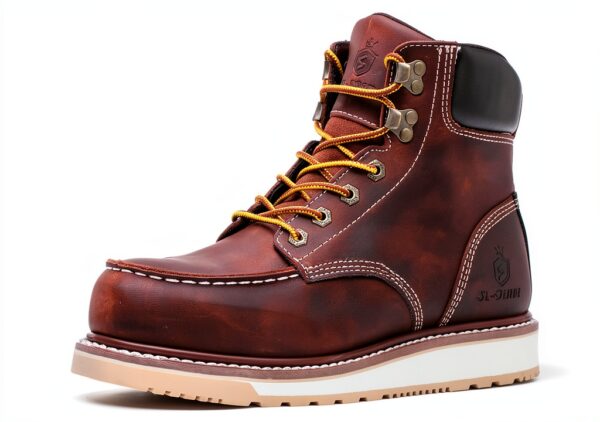 SL-Saint Bottes Travail Cuir Moc Toe Homme Sécurité Confort-0