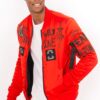 Veste bomber homme Sixth June satin inscriptions motifs-1
