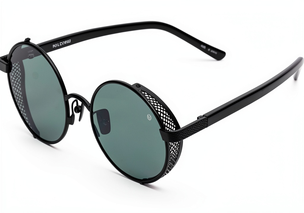 'Lunettes Belstaff multicolore sur un fond neutre'