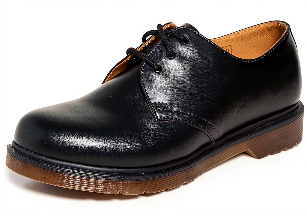 Dr Martens 1461 Derby Noir portées avec un jean décontracté