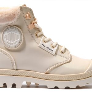 Bottes PALLADIUM femme cuir imperméable fourrure doublure-0