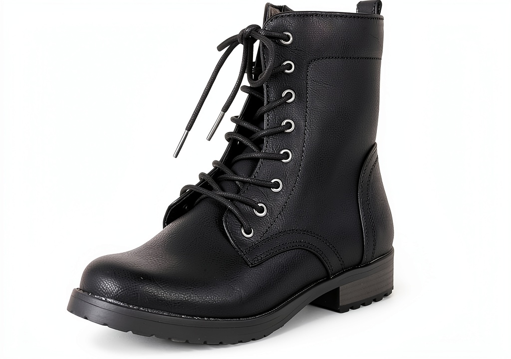 'Bottes montantes Amazon Essentials en couleur cognac sur fond neutre'